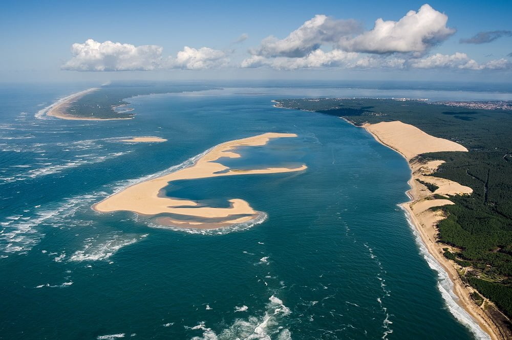 Vue aérienne d'Arcachon